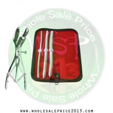  Hegar uterine dilator 3 pieces set, 7-8, 11-12, 15-16,  mathieu speculum